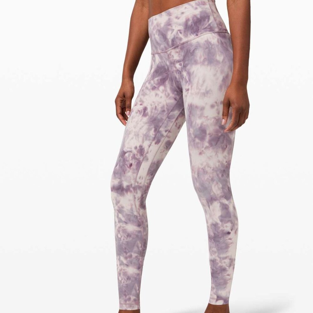 lululemon athletica Lavender Tie-Dye High-Rise Leggings